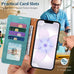 Wallet Case for iPhone 17e 6.1", RFID Blocking Card Holder, Green