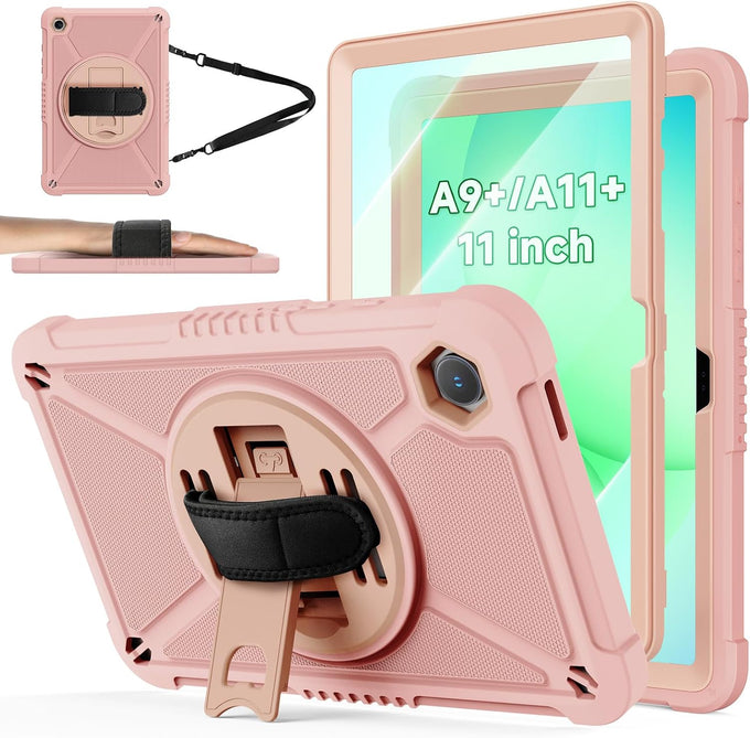 ZtotopCases for Samsung Galaxy Tab A11+ Plus/A9+ 11-Inch 2025/2023, Black