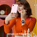 ORNARTO for iPhone 17e Case and for iPhone 16e Case 6.1'', Chalk Pink
