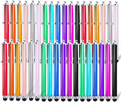 Briout Stylus Pens for Touch Screens, 36 Pack Capacitive Stylus, High Precision Compatible with All Universal Touch Screen Devices (12 Multicolor)
