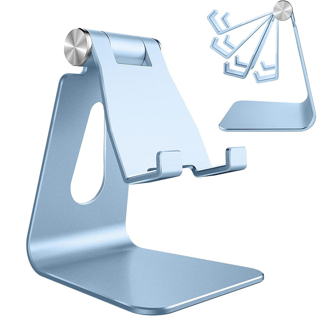 CreaDream Aluminum Cell Phone Stand, Adjustable Phone Holder for Desk