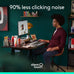Logitech Signature M650 L Full Size Wireless Mouse Large Sized - Black