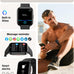 Tensky Smart Watch for Men/Women Android/iPhone/Samsung, Alexa Built-in, 1.8" Touch Screen Fitness Tracker with Answer/Make Calls, 3ATM Waterproof Heart Rate/Sleep/SpO2 Monitor, 120+ Sport Modes