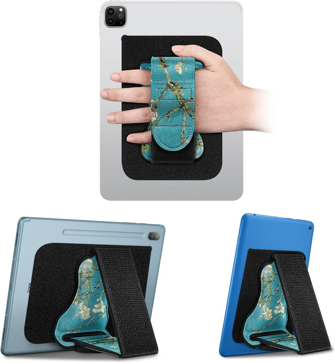 FINTIE Universal Tablet Hand Strap Holder for 7-11" Tablets, Black