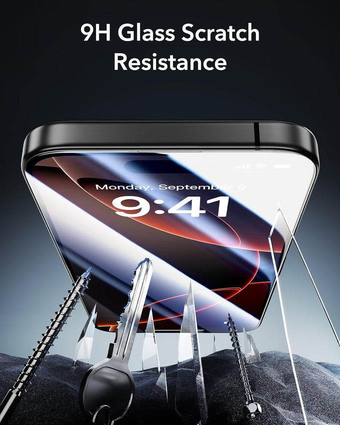 ESR 3 Pack for iPhone 16 Pro Max Screen Protector, Armorite