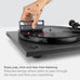 Boundless Audio Record Cleaner Brush - Carbon Fiber Anti-Static Vinyl Brush