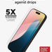 ZAGG Glass Elite Screen Protector for iPhone 16 Pro