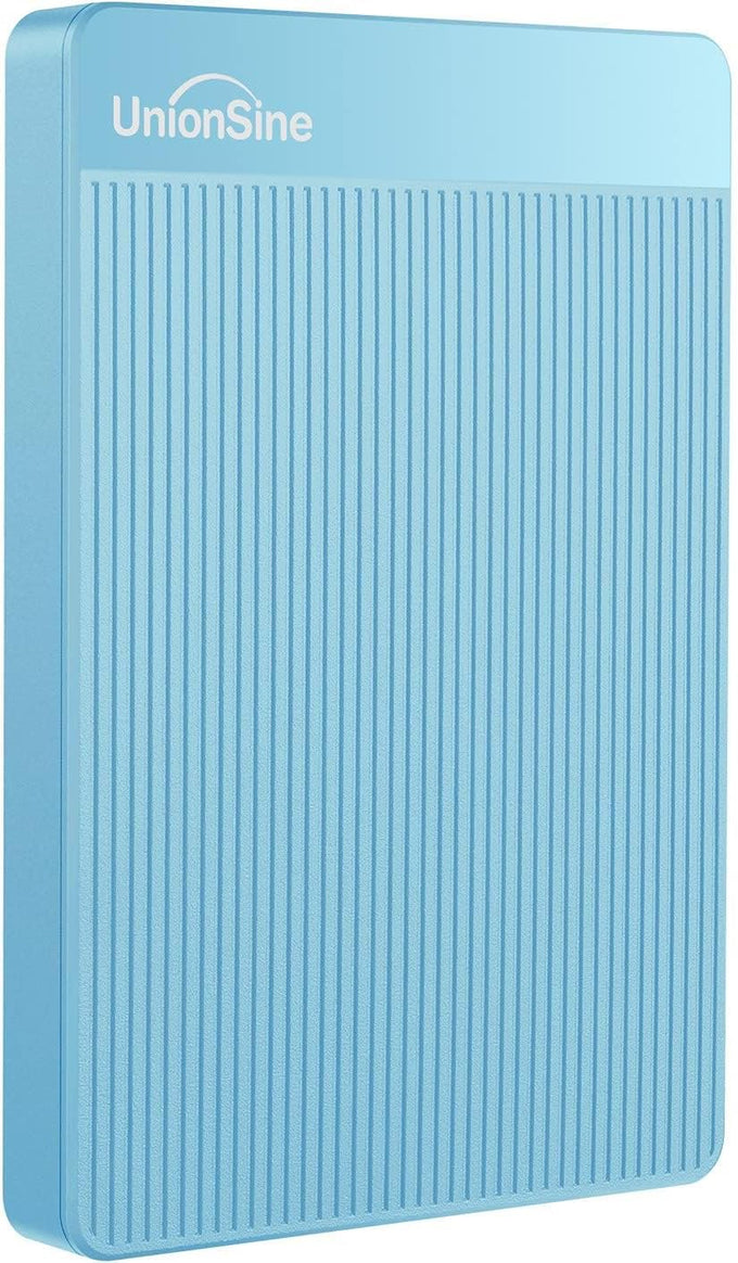 UnionSine 500GB Ultra Slim Portable External Hard Drive HDD-USB 3.0