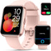 Smartwatch for Women/Men, Compatible with Android & iPhone, 1.8'' Fitness Tracker Watch with Alexa, Call & Notification Alerts, Heart Rate & Sleep Monitor, 120 Sports Modes, Waterproof Smart Watch