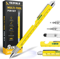 KEZKALS Gifts for Men 9 in 1 Multitool Pen Stocking Stuffers for Men Adults