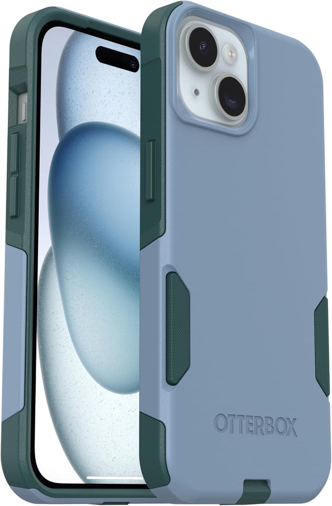 OtterBox iPhone 17e, 16e, 15, 14, & 13 Commuter Series Case - Black, Slim & Tough, Pocket-Friendly, with Port Protection - Thin & Protective iPhone Case, Dual-Layer, Impact Absorbing iPhone Case