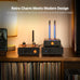 Fosi Audio Music Visualizer, Sound Pickup Spectrum Analyzer, Vintage Tube RGB Ambient Light, Microphone Voice Picking Volume Display Meter for Home Stereo System Desktop, with Sensitivity Adjustment