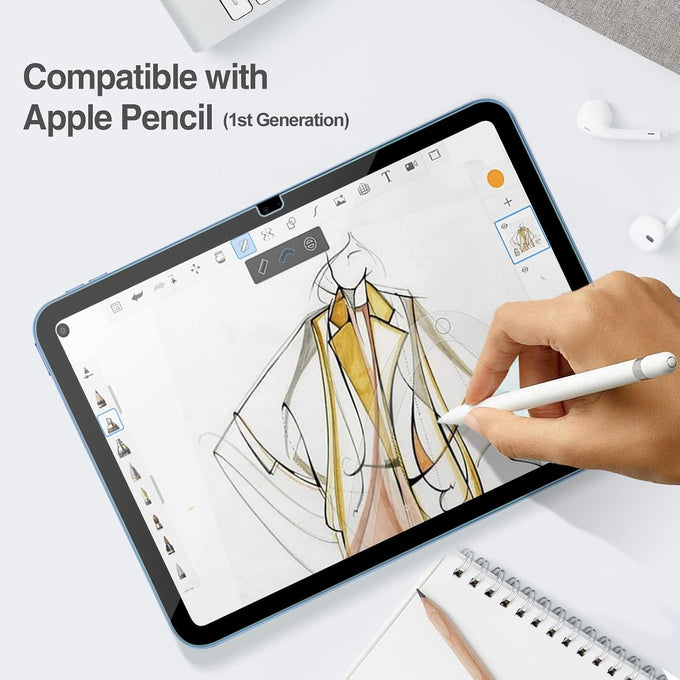 ProCase 2 Pcs Screen Protector for iPad A16 2025 11th 11" /10th 2022 10.9