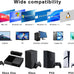 500GB External Hard Drive,Compact Portable Hard,USB 3.0/USB C