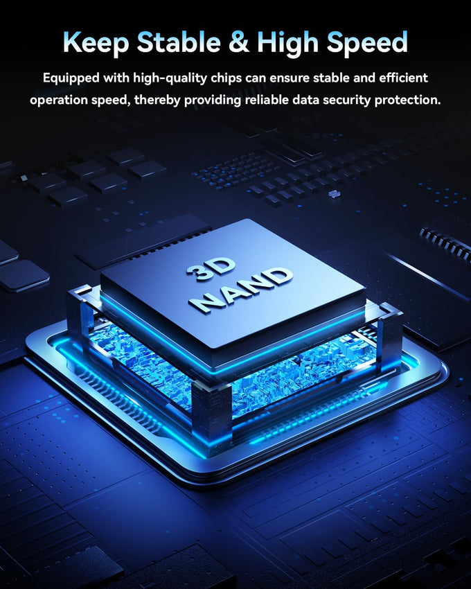 Orlian 250GB External Portable SSD Solid State Drive USB 3.1 Gen 2 Up to 500MB/s High-Speed Solid State Drive for Phone, Windows, Android, PC and More