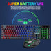 CHONCHOW USB Wireless Gaming Keyboard and Mouse Combo, RGB Backlit, 2.4GHz