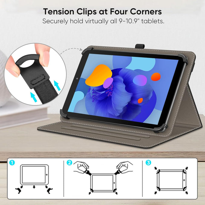 Fintie Universal Case for 9-11 inch Tablet - Multiple Angle Viewing Cover