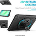 ZtotopCases for Samsung Galaxy Tab A11+ Plus/A9+ 11-Inch 2025/2023, Black
