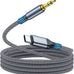 Aux to USB C - Braided USB-C to 3.5mm Aux Cable for Car(3.3FT)