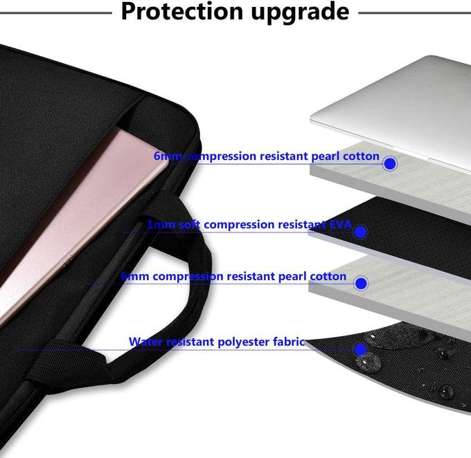 Hseok Laptop Sleeve 13-14 Inch Case TSA Computer Briefcase,B04K01