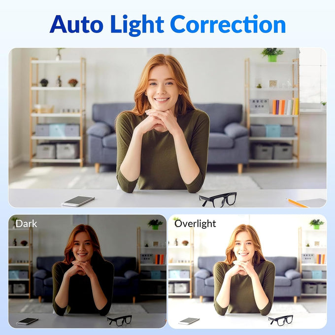 4K Webcam for PC - Ultra 4K HD , PDAF & CDAF Autofocus, 79°FOV, Dual Mics
