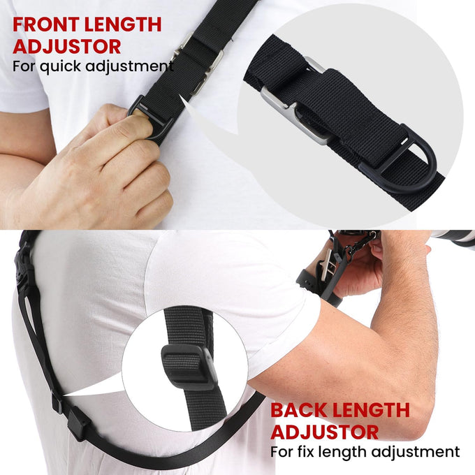 waka Rapid Camera Neck Strap with Quick Release and Safety Tether
