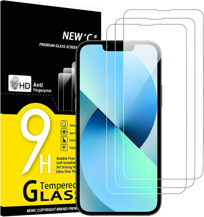 NEW'C for iPhone 16, iPhone 15 Screen Protector Installation Tool Included