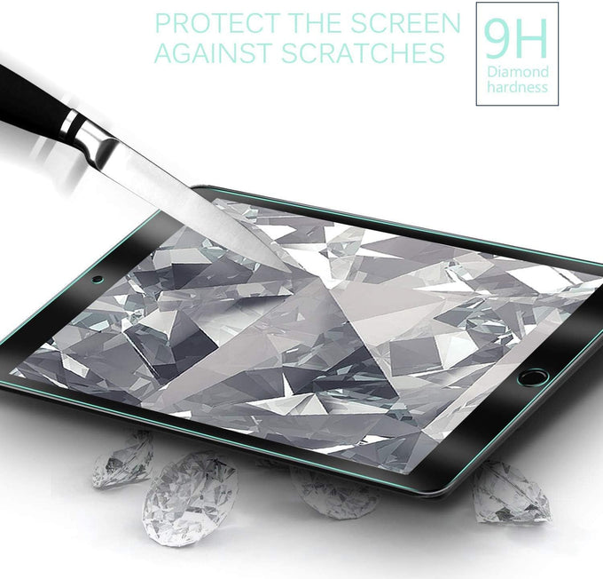 2 Pack Screen Protector for iPad 9th 8th 7th Generation 10.2 Inch,Tempered Glass Film for iPad 9 8 7 (2021/2020/2019),Case Friendly & Apple Pencil Compatible