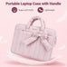 MOSISO Laptop Case 13.3 inch,13-13.3 inch Puffy Laptop Sleeve, Pink