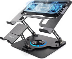 Laptop Cooling Pad with Detachable Fan & Cooler (USB A-C Port)