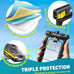 Hiearcool Waterproof Phone Pouch, Waterproof Phone Case, 2-Pack Black