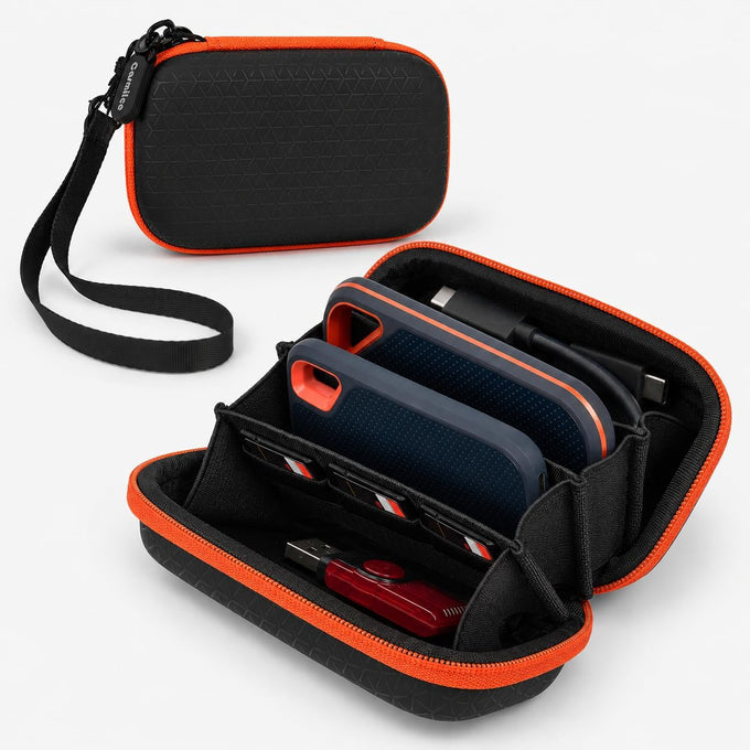 Portable SSD Case for SanDisk Extreme Pro, for Samsung T7/T9, 4 SSD Slots