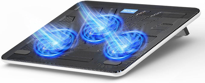 TECKNET Laptop Cooling Pad, Portable Slim Laptop Cooler for 12"-17" Laptops