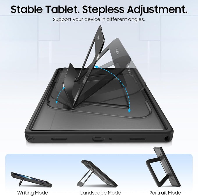 Fintie Multi-Angle Kickstand Case for Samsung Tab A11+/A9+ 11 in, Black