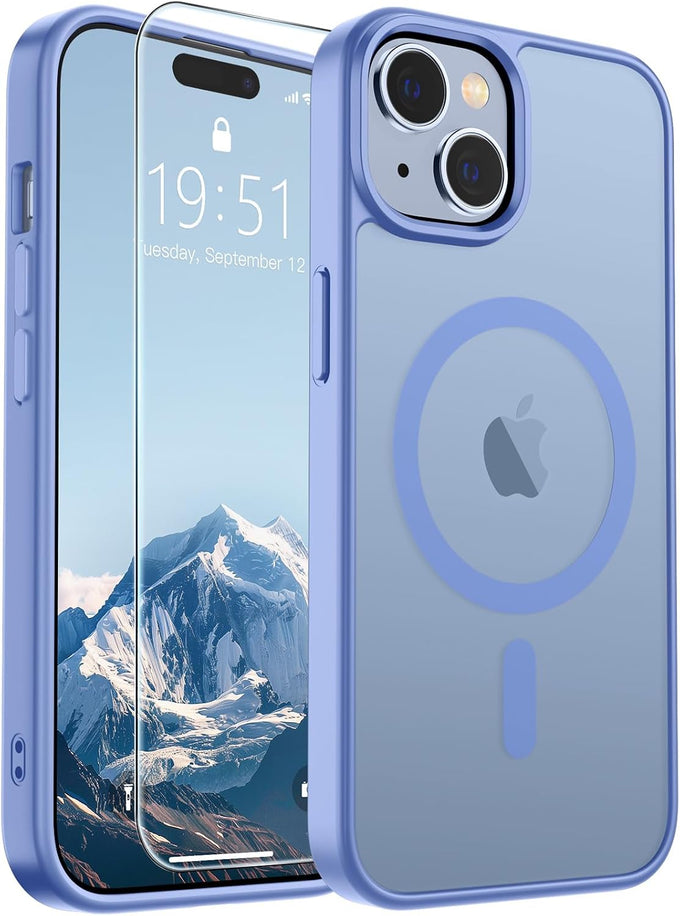 SUPFINE Magnetic for iPhone 13 Case/iPhone 14 Case Black