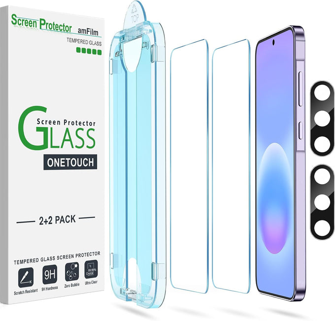 amFilm OneTouch for Samsung Galaxy S23+ Plus Screen Protector TemperedGlass