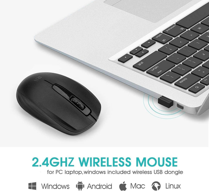 Rii Wireless Mouse, 2.4G Portable Computer Mice