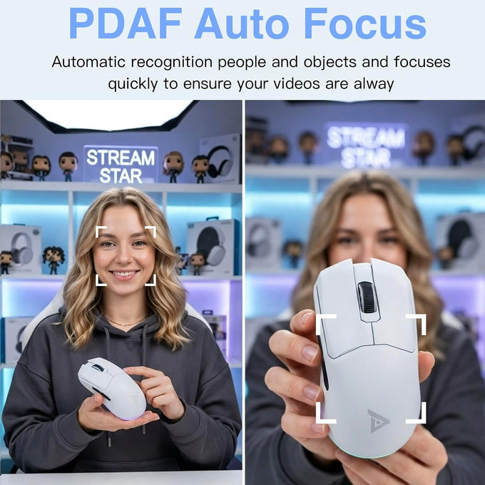 1080P HD Webcam with Microphone ,USB HD Computer Web Camera Auto Focus