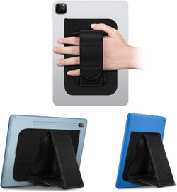 FINTIE Universal Tablet Hand Strap Holder for 7-11" Tablets, Black