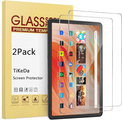 2-Pack Screen Protector for All-New Fire HD 10 / Fire HD 10 Plus /10 Kids Pro/ 10 Kids Tablet 10.1 inch (13th/11th Generation, 2023/2021 Release) 9H Hardness Tempered Glass Guard