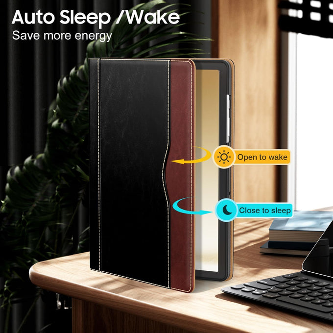 OKP Leather Case for Samsung Galaxy Tab A11+ / A9+ Plus 11 inch 2026/2024
