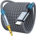 Aux to USB C - Braided USB-C to 3.5mm Aux Cable for Car(3.3FT)