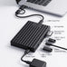Nexus 500GB Portable External Hard Drive with Built-in Docking Station 5-in-1 USBC Hub, USB 3.1 10Gbps, SD & MicroSD, Bus-Powered, Compatible with MacBook, Laptop, iPad (500GB + 5-IN-1 DOCK)