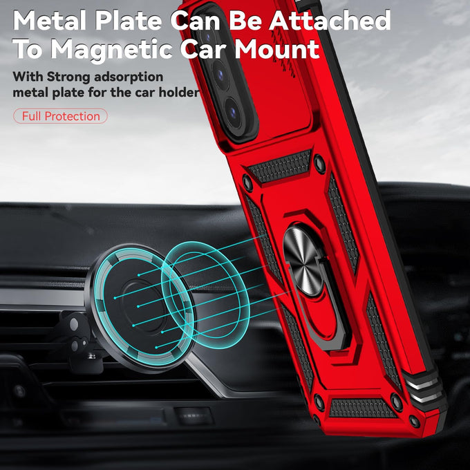 SunStory for Samsung Galaxy A17 5G Phone Case with Rotated Ring Kickstand
