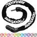 Sportneer Bike Lock: 5 Digit Combination High Security Anti Theft Bike Chain Lock - 3.2/3.6/4ft Heavy Duty Keyless Bicycle Lock for Bike, Motorcycle, Scooter, Door & Gate - 4/6mm Thick, Easy to Use