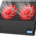 TECKNET Laptop Cooling Pad - 12"-15.6" Laptop Cooler with Quiet Cooling Fan