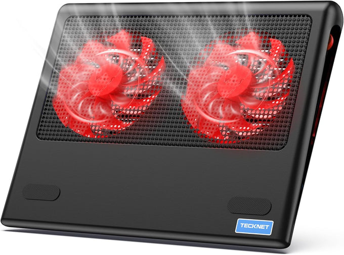 TECKNET Laptop Cooling Pad - 12"-15.6" Laptop Cooler with Quiet Cooling Fan