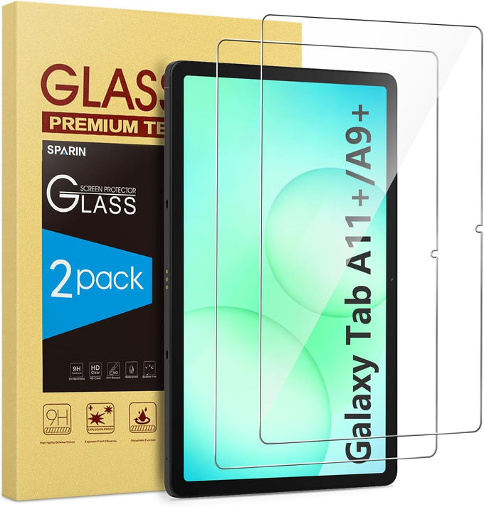 SPARIN 2 Pack Screen Protector for Galaxy Tab A11 Plus/Tab A9 Plus 11 Inch