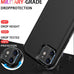 Diverbox for iPhone 11 Case [Shockproof] [Dropproof] [Tempered Glass Screen Protector],Heavy Duty Protection Phone Case Cover for Apple iPhone 11 (Black-3in1)