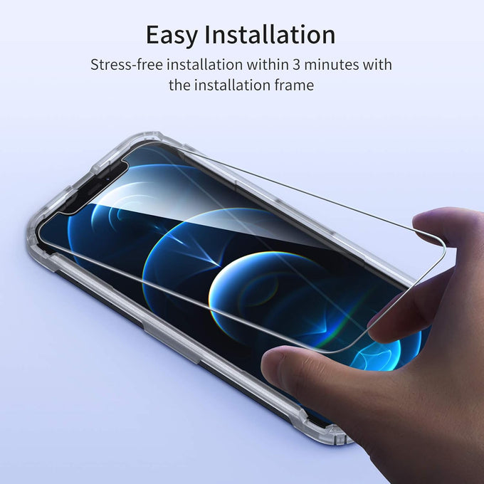 UNBREAKcable 2-Pack Screen Protector for iPhone 12/12 Pro Tempered Glass